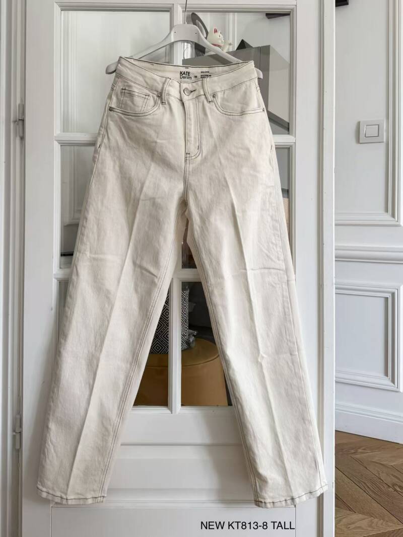 Spodnie damskie jeansy Roz XS-XL, 1 Kolor Paczka 10 szt